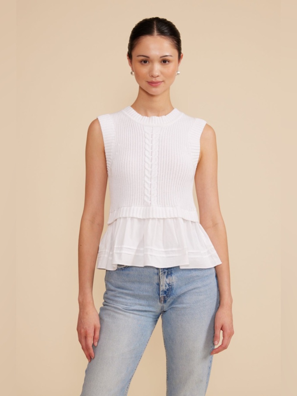 lucyparis peplum ruffle top L
